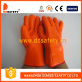 Orange PVC Schaumhandschuh Chemikalienbeständiger Sicherheitshandschuh (DPV313)